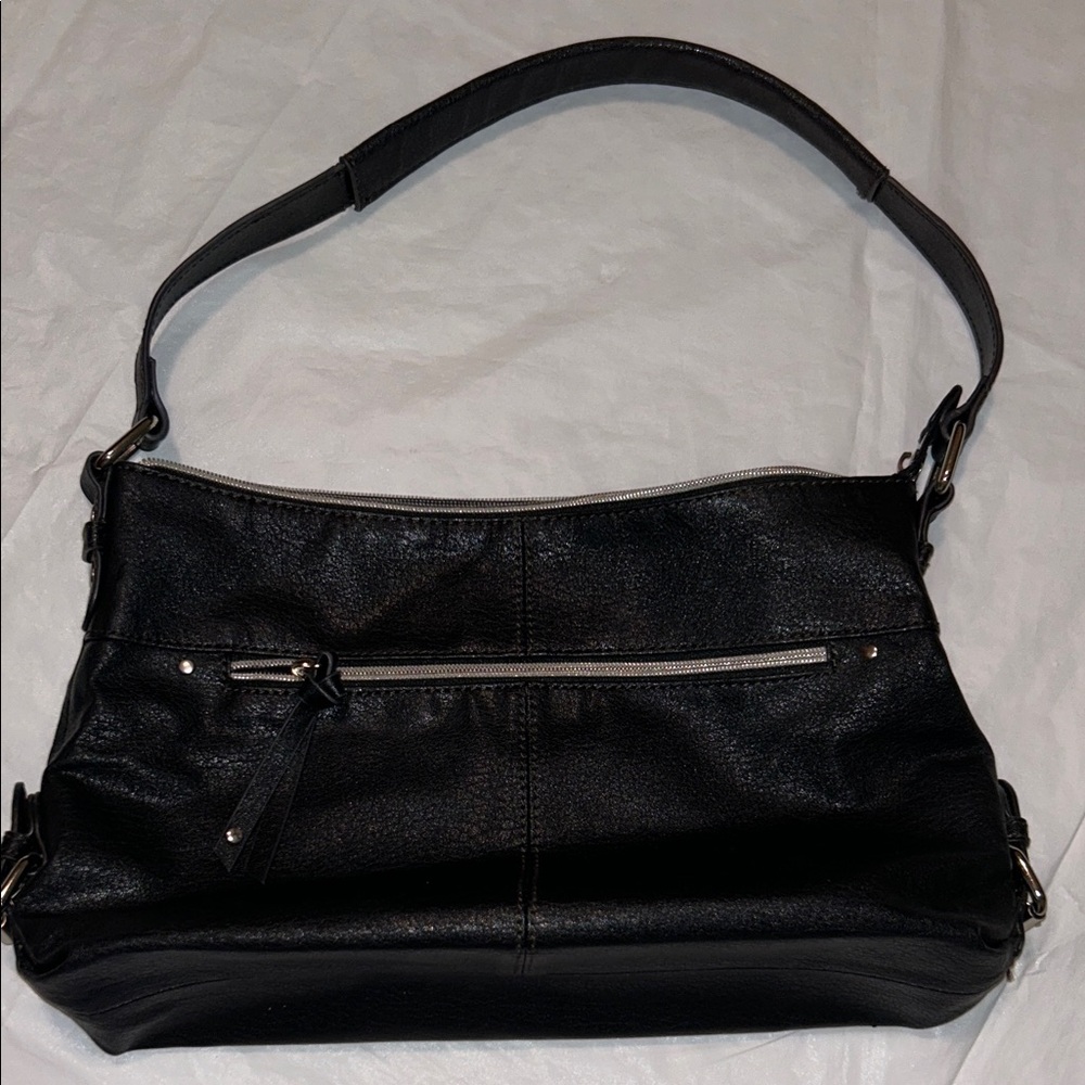 Relic Finley Black Shimmer Shoulder Bag